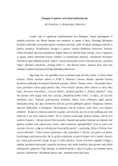 Žmogaus ir gamtos ryšys lietuvių literatūroje (K. Donelaitis, A. Baranauskas, Maironis)